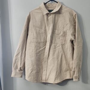 Woolrich Men's Beige Shirt Jacket